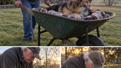 Every Morning at Six, an Elderly Man Pushed His Paralyzed Shepherd Outside—Then Winter Changed the Ritual He Refused to Give Up